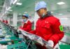 Actividade da indústria transformadora da China contrai pela primeira vez em 2023
