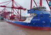 Maior navio porta-contentores eléctrico vai ligar cidades chinesas de Xangai e Nanjing