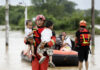 Quatro mortos e três desaparecidos depois de chuva torrencial no centro da China