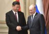 Xi Jinping diz a Putin estar disposto a trabalhar pela estabilidade global
