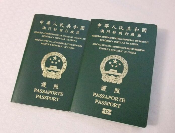 2. Passaporte de Macau sobe no ranking mundial