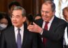 MNE chinês desloca-se esta semana à Rússia para diálogo estratégico com Lavrov