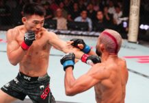 Song Yadong salva a noite da China no UFC Fight Night