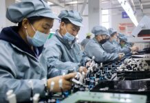 Actividade manufatureira chinesa perde força em Maio e fica no limiar da contração